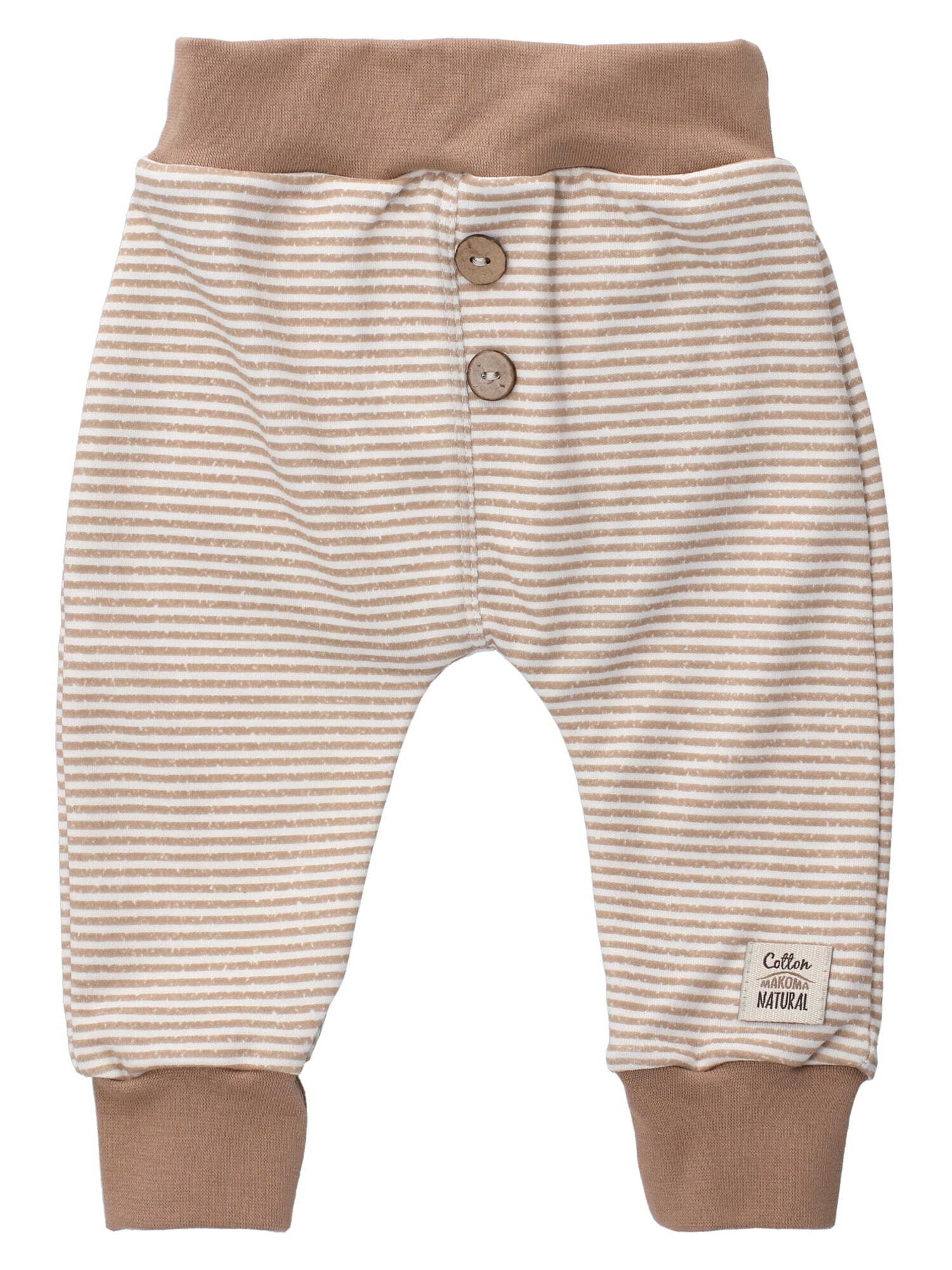 Makoma Regular Trousers in Brown: front