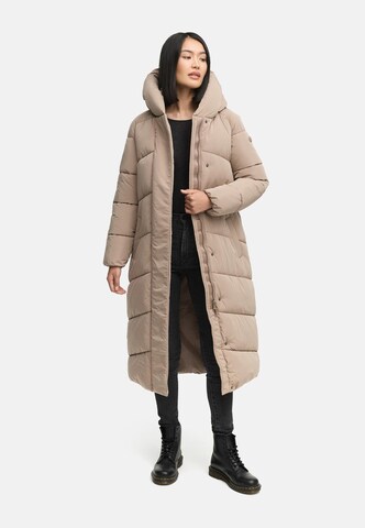 NAVAHOO Winter coat 'Eisblick 14' in Beige