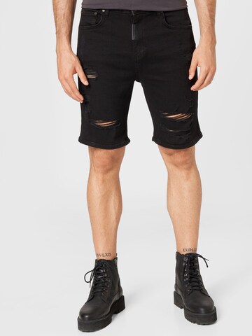 Gianni Kavanagh Jeans in Black: front