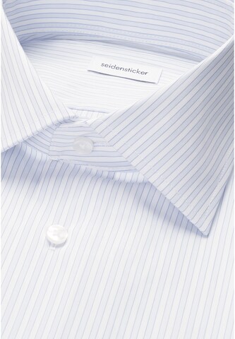 SEIDENSTICKER Slim fit Zakelijk overhemd in Blauw