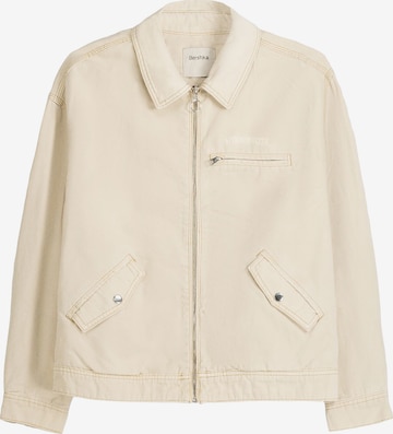 Bershka Tussenjas in Beige: voorkant