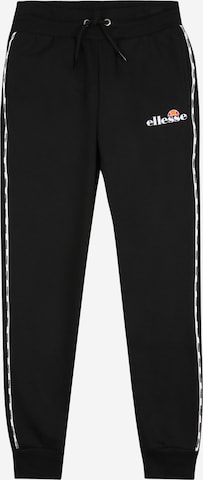 ELLESSE Tapered Pants 'Benton' in Black: front