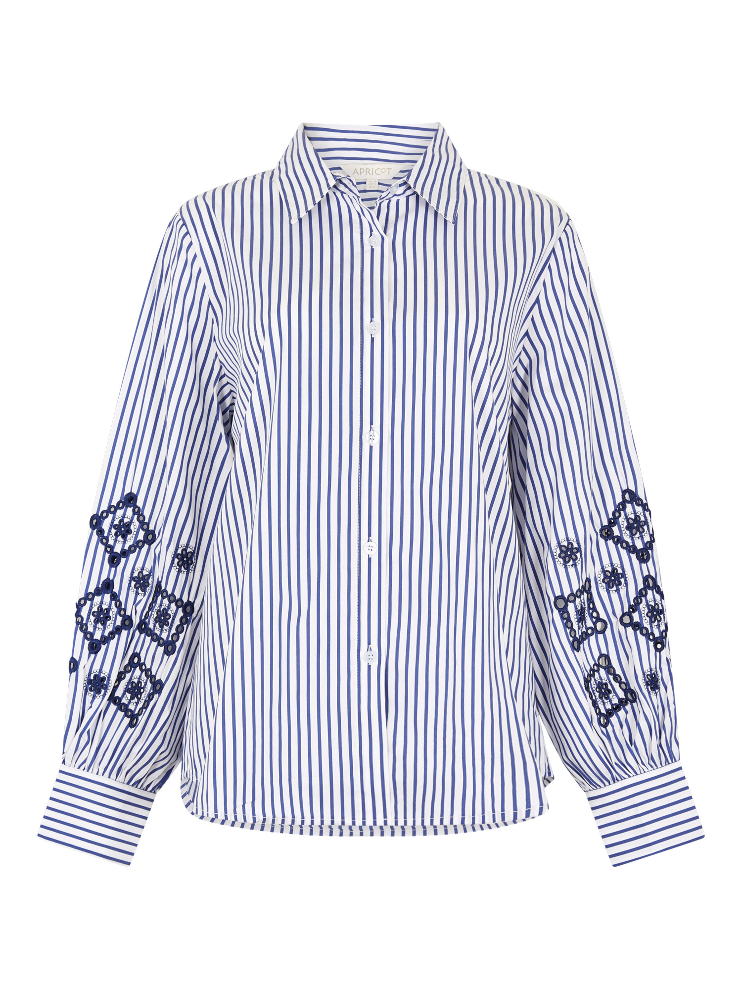 Chemisier Apricot en bleu : devant