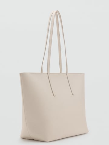MANGO Torba shopper 'MARIBEL2' w kolorze biały