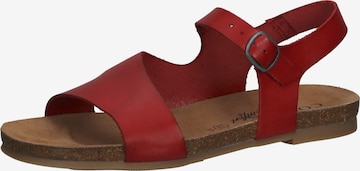 COSMOS COMFORT Sandaal in Rood: voorkant