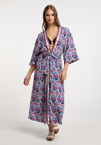 IZIA - Kimono en azul: frente