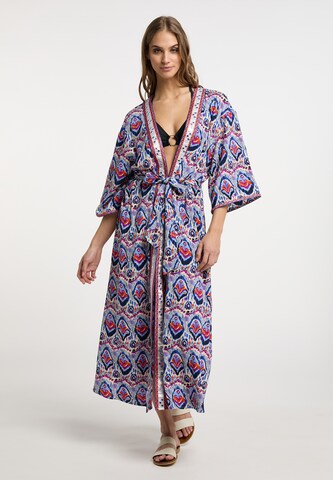 IZIA Kimono in Blue: front