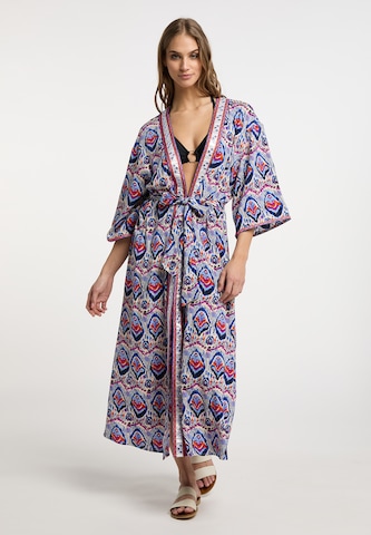 IZIA Kimono in Blauw: voorkant