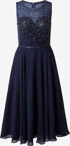 SWING - Vestido de gala en azul: frente