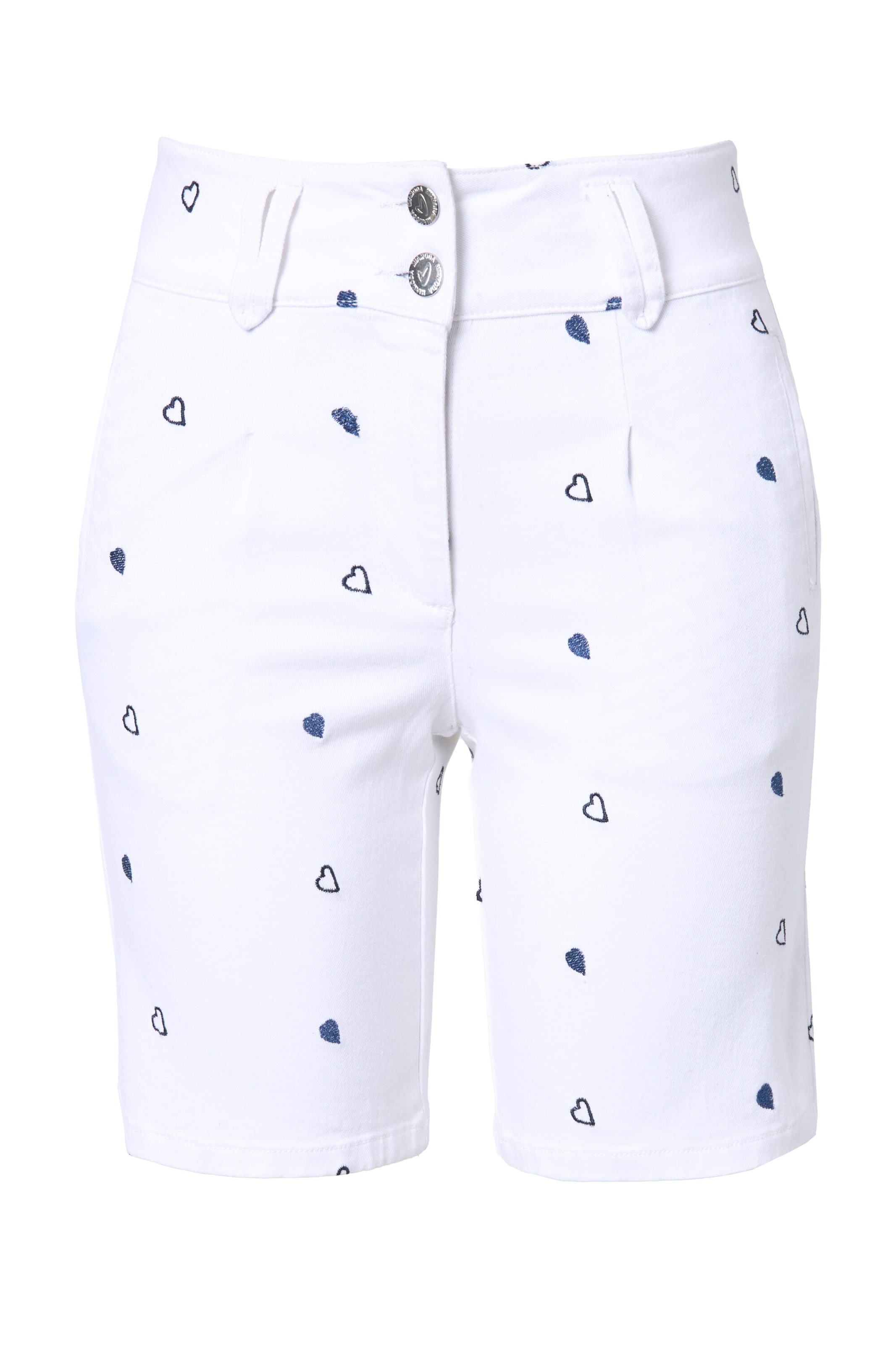 MIAMODA Slimfit Jeans in Wit: voorkant