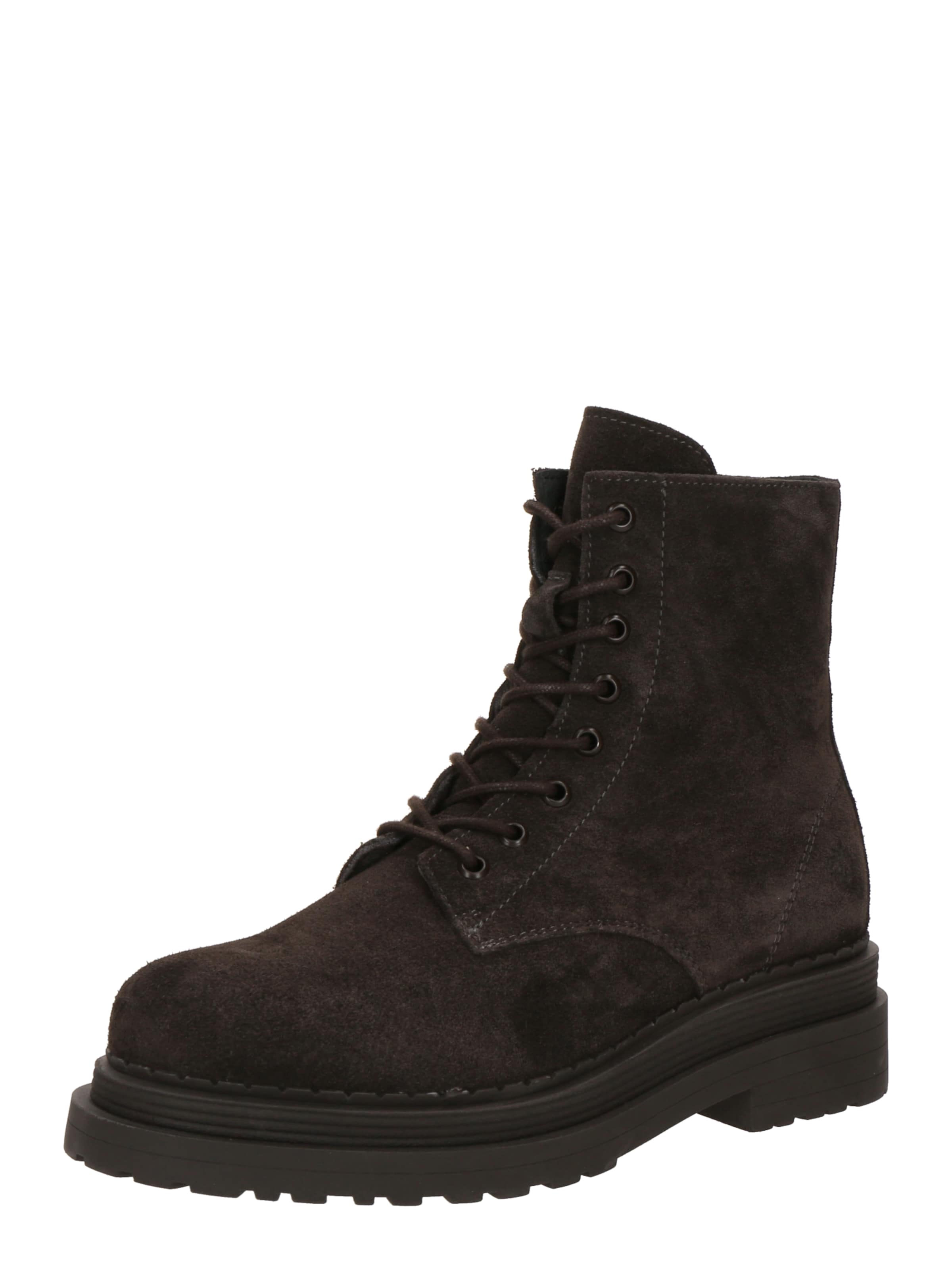 Apple of Eden Stövlett med snörning 'MAYA' i brun: framsida