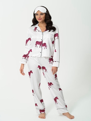 For You Moda Pyjama in Beige