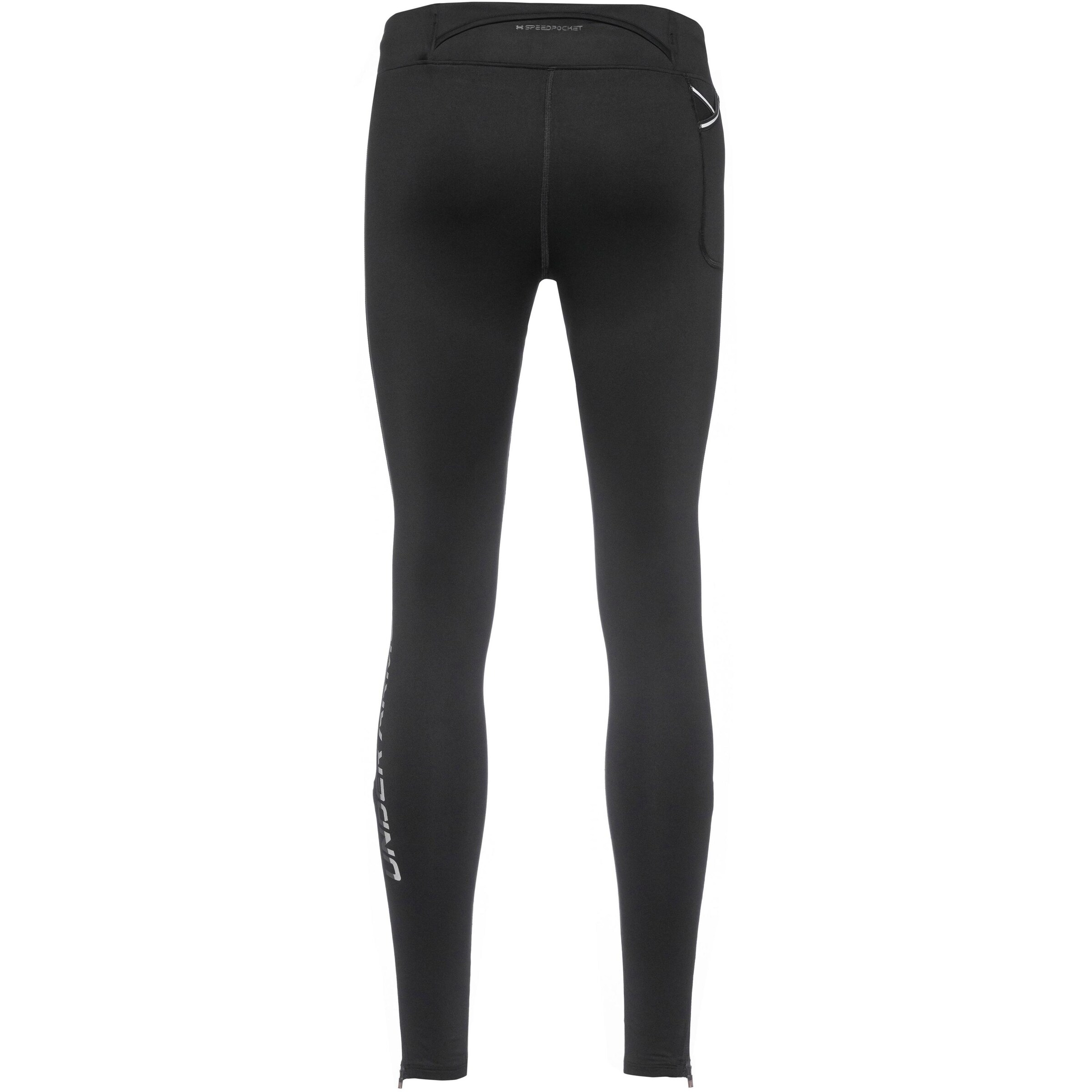 UNDER ARMOUR Skinny Sporthose 'Qualifer Elite Cold' in Schwarz