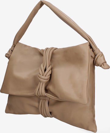 Viola Castellani Schultertasche in Beige: Vorderseite