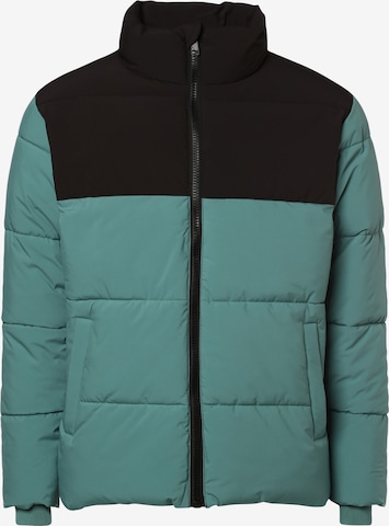 Aygill's Between-Season Jacket in Blue: front