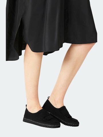 Chaussure basse 'TULIP' ILSE JACOBSEN en noir : devant