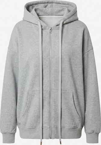 MYMO - Sudadera con cremallera en gris: frente