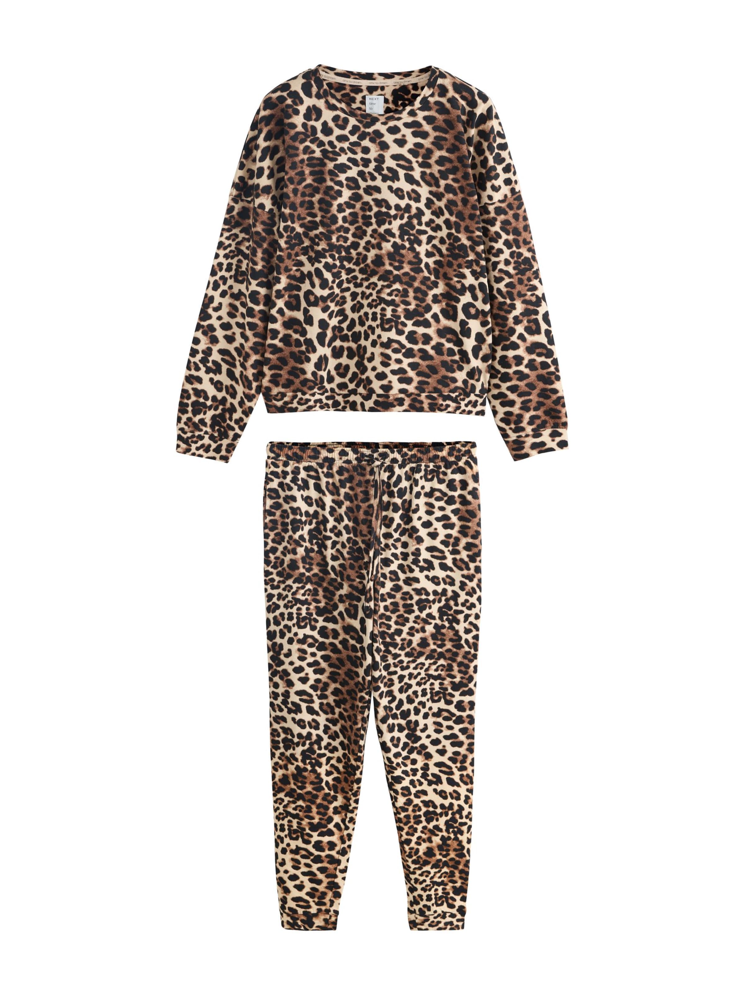 Pyjama Next en marron : devant