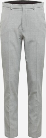 BURTON MENSWEAR LONDON tavaline Viikidega püksid, värv hall: eest vaates
