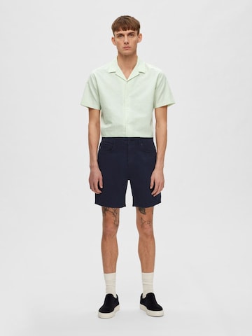 SELECTED HOMME Regular Shorts 'Luke' in Blau