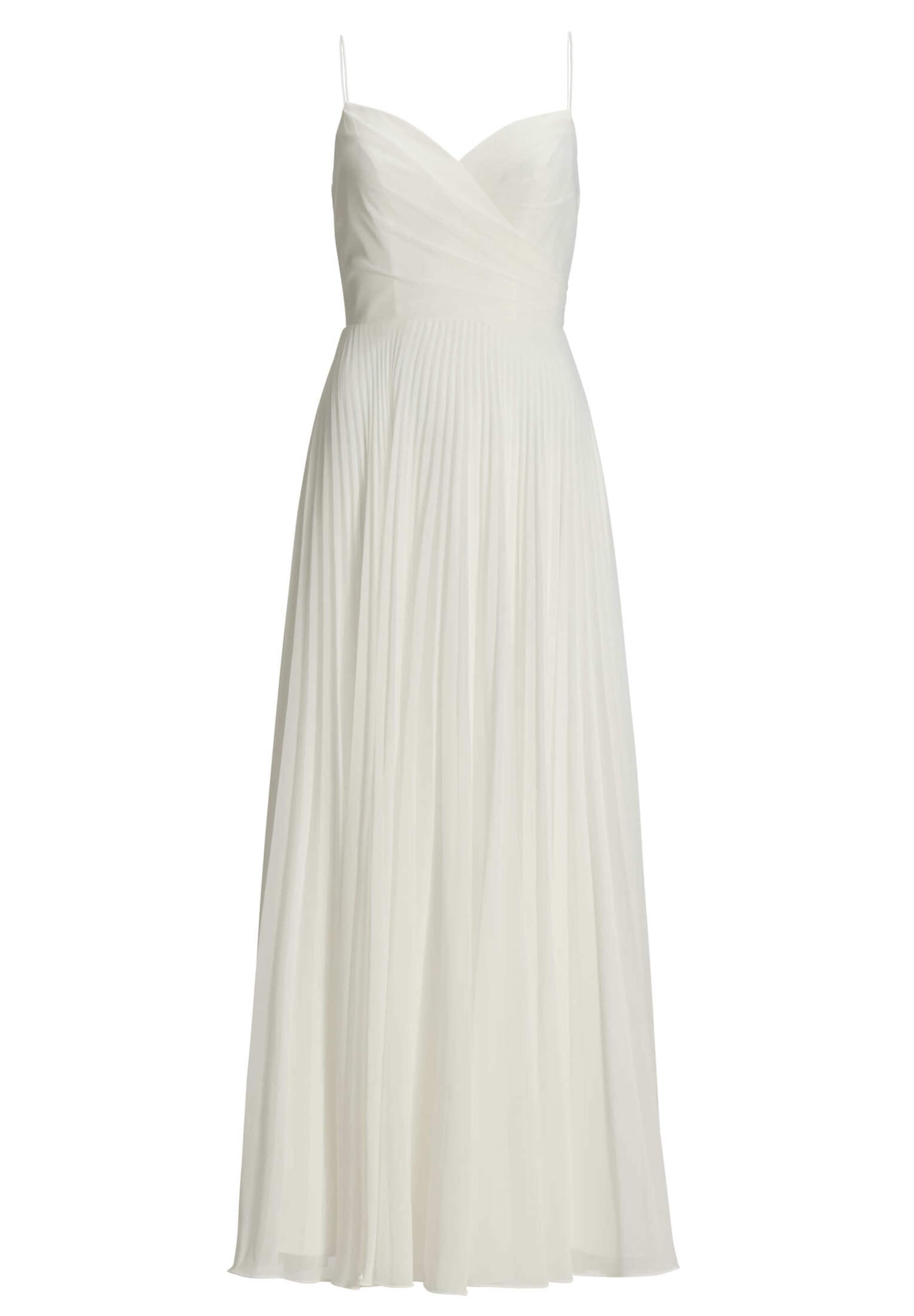 HEY KYLA Evening Dress in White: front