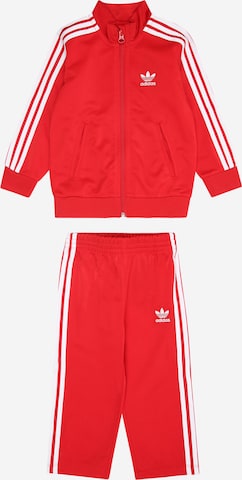 ADIDAS ORIGINALS Jogginganzug 'Adicolor Firebird' in Rot: Vorderseite