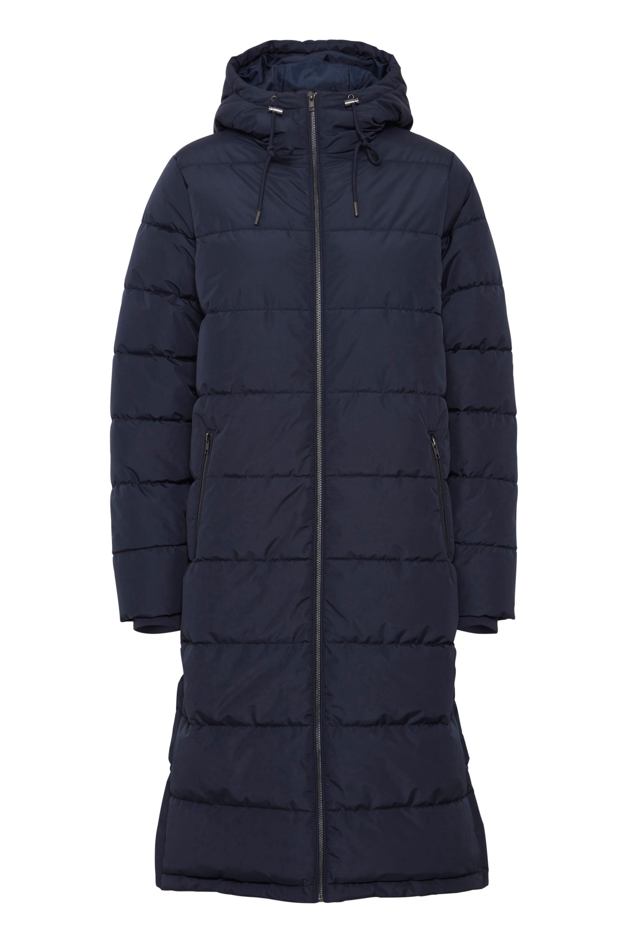 Manteau d’hiver 'Zelano Ja2' ICHI en bleu : devant