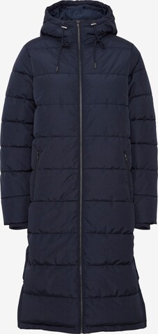 ICHI Winter Coat 'Zelano Ja2' in Blue: front