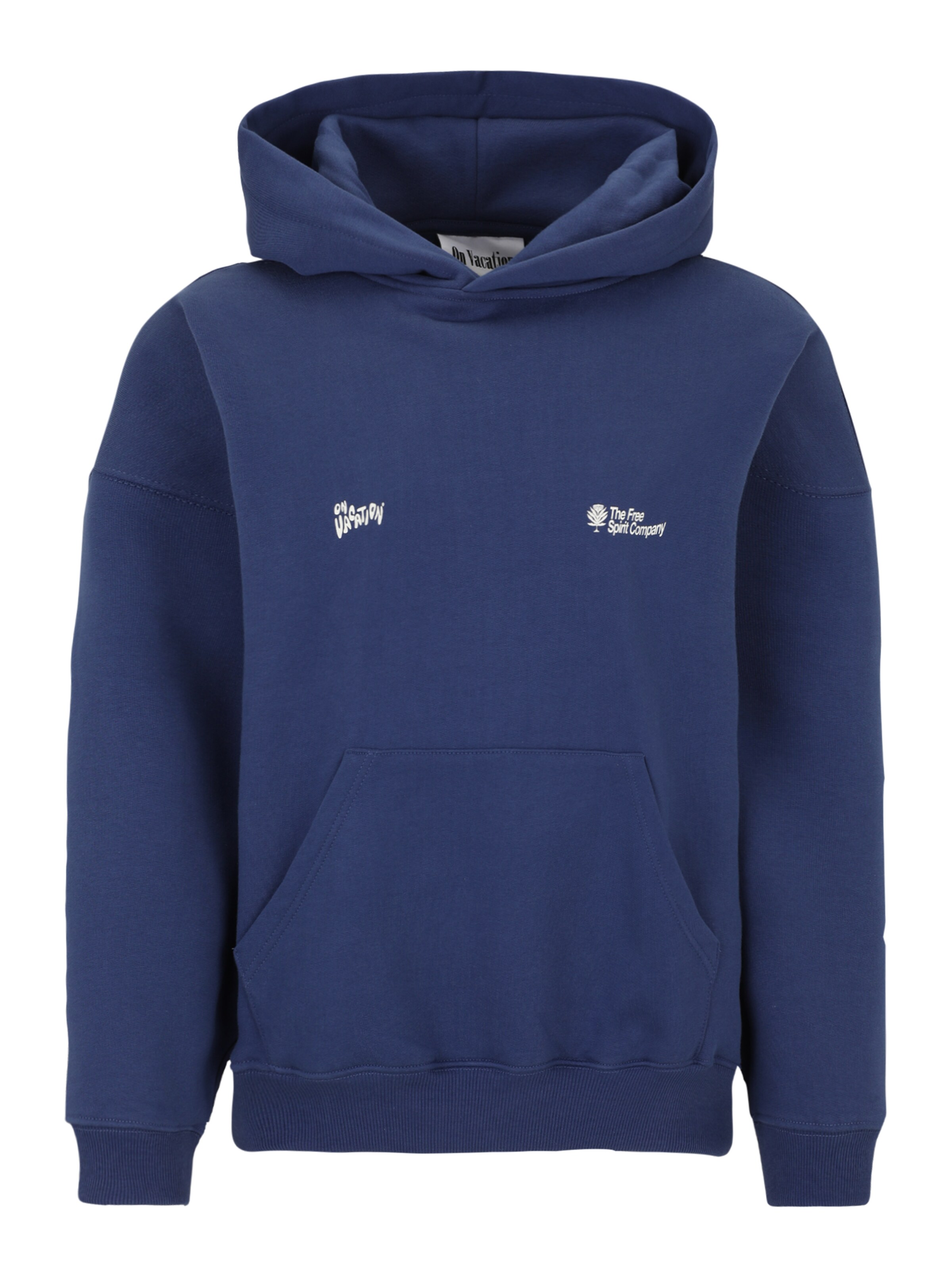 On Vacation Sweatshirt 'Positive Energy' in Blue: front