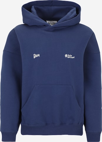 Sweat-shirt 'Positive Energy' On Vacation en bleu : devant