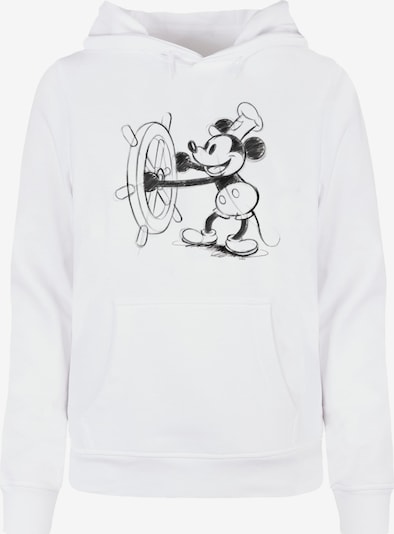 Felpa 'Mickey Mouse - Steamboat Sketch' ABSOLUTE CULT di colore nero / bianco, Visualizzazione prodotti