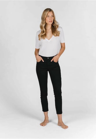 Coupe slim Jean 'Ornella' Angels en noir