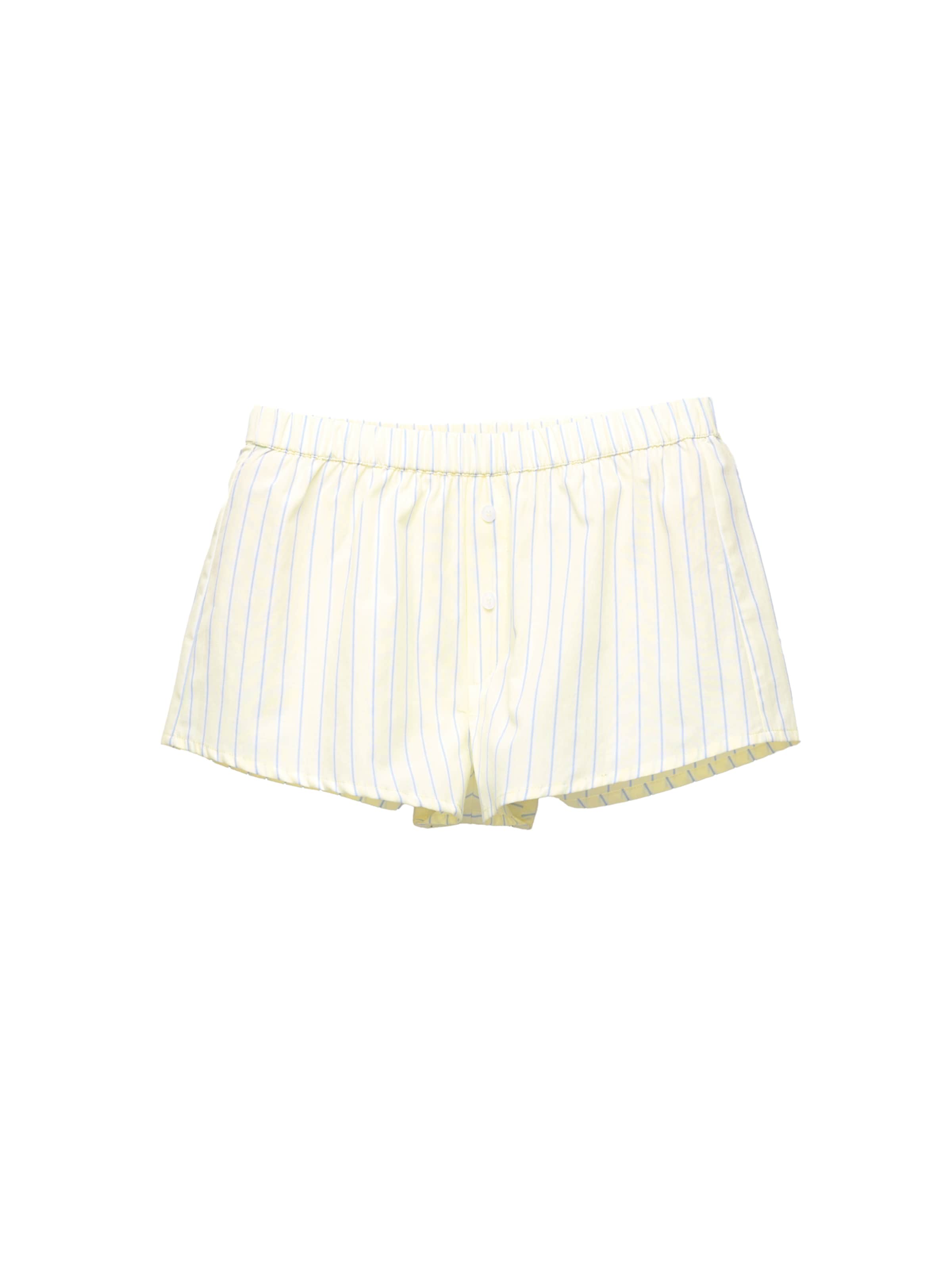 regular Pantaloni di Pull&Bear in giallo: frontale