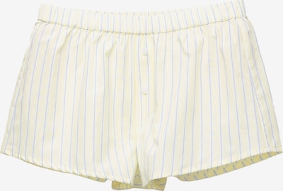 Pull&Bear Housut värissä sininen / pastellinkeltainen, Tuotenäkymä