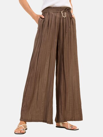 Friends Like These Широкий Штаны в Коричневый: спереди