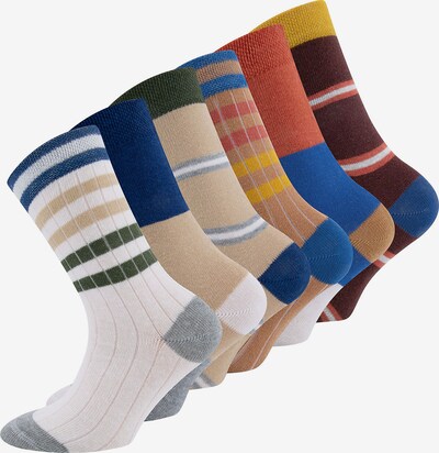 EWERS Socks in Beige / Mixed colors / Dark red / White, Item view