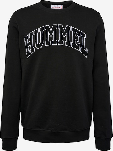HummelSweater majica - crna boja: prednji dio