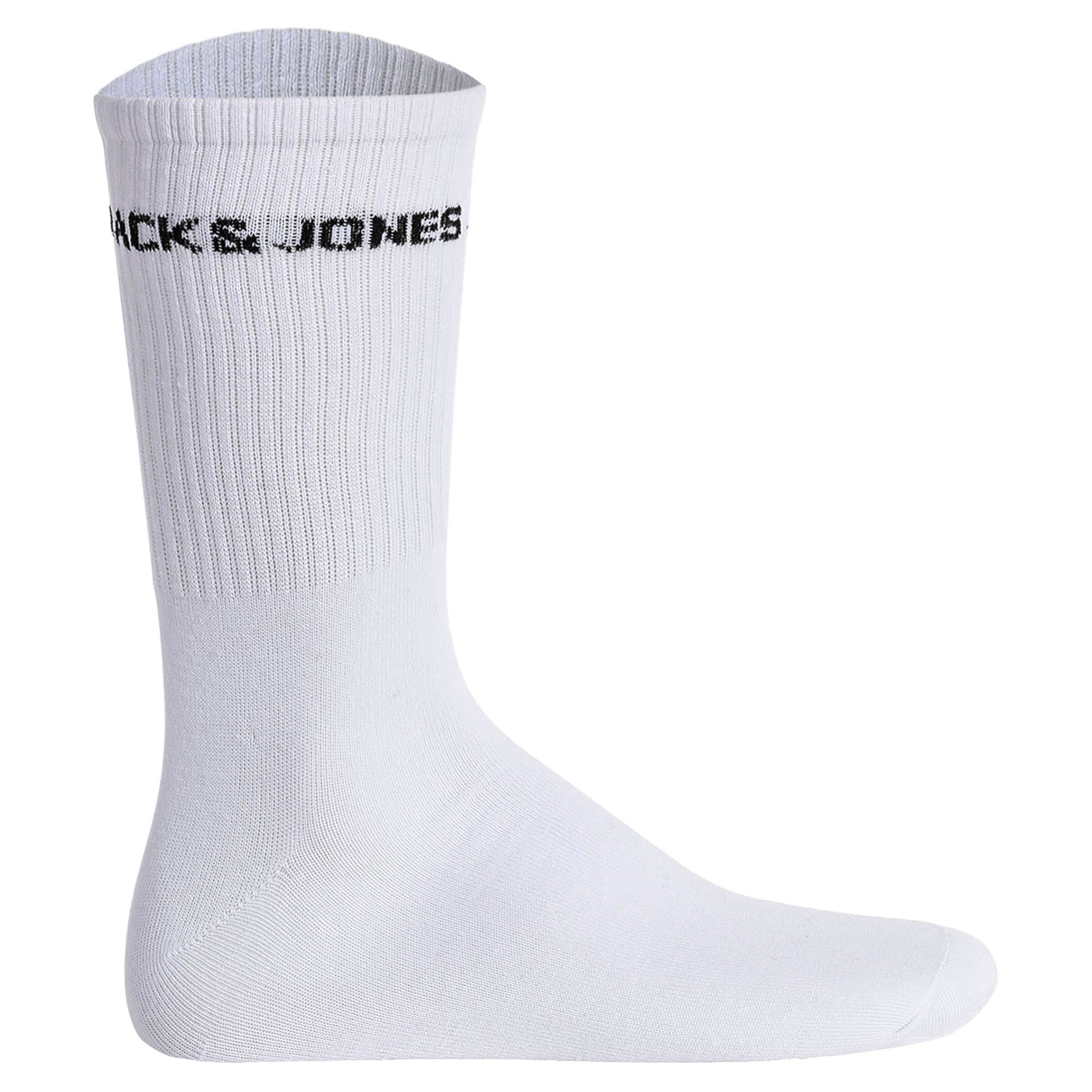 Chaussettes de sport JACK & JONES en blanc