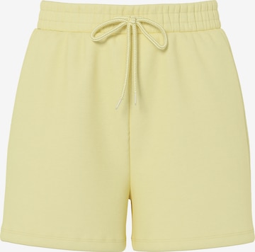 PIECES Trousers 'PCCHILLI' in Yellow: front