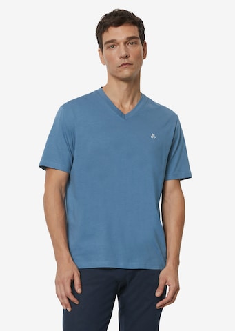 T-Shirt Marc O'Polo en bleu : devant