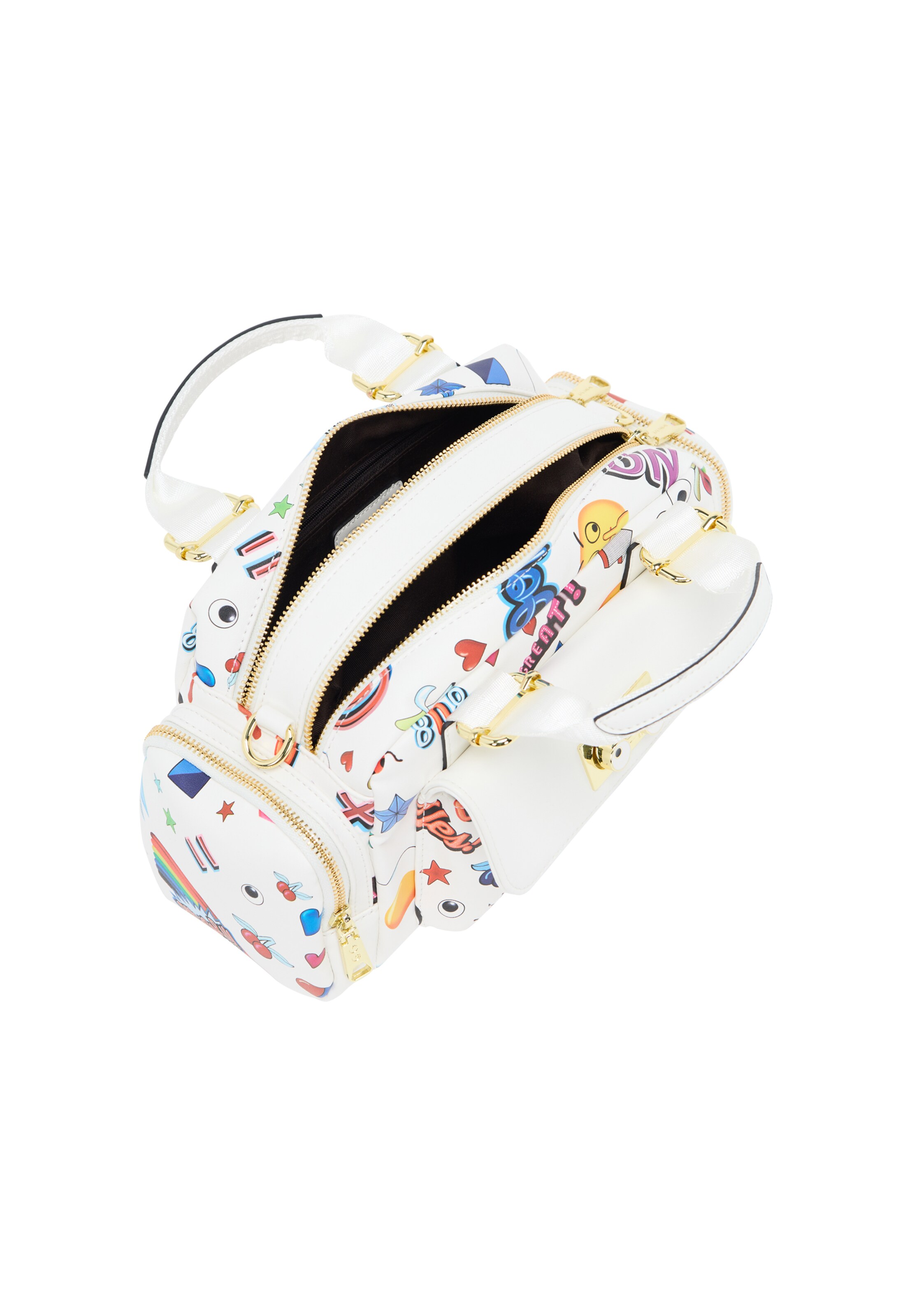 MYMO Kézitáska 'Pop Eyetheme' - fehér