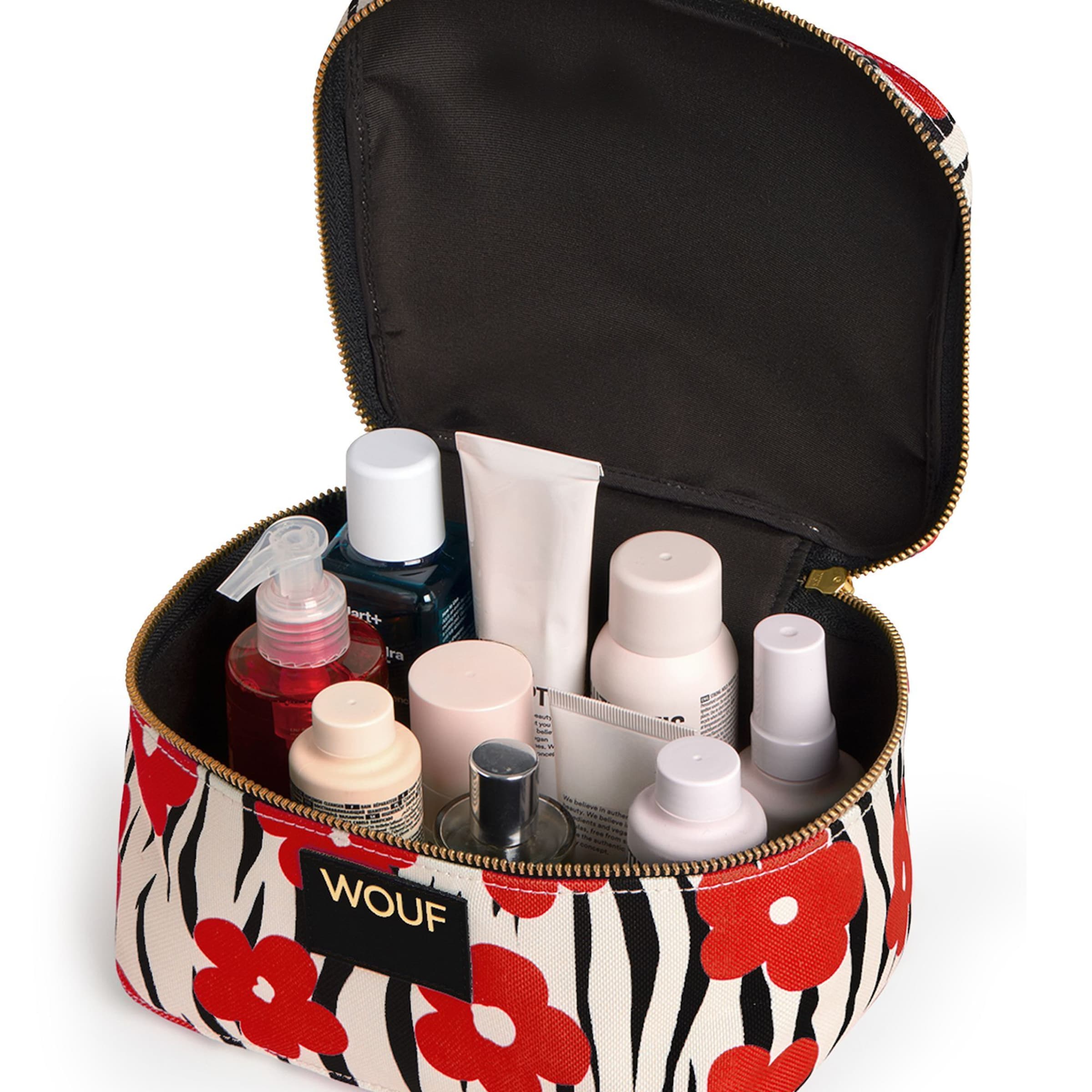 Trousses de toilette 'Daily' Wouf en rouge