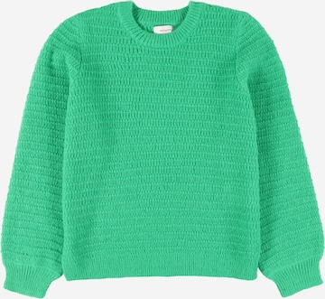 Vero Moda Girl Trui 'PLENTY' in Groen: voorkant