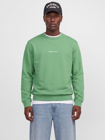JACK & JONES - Sudadera en verde: frente