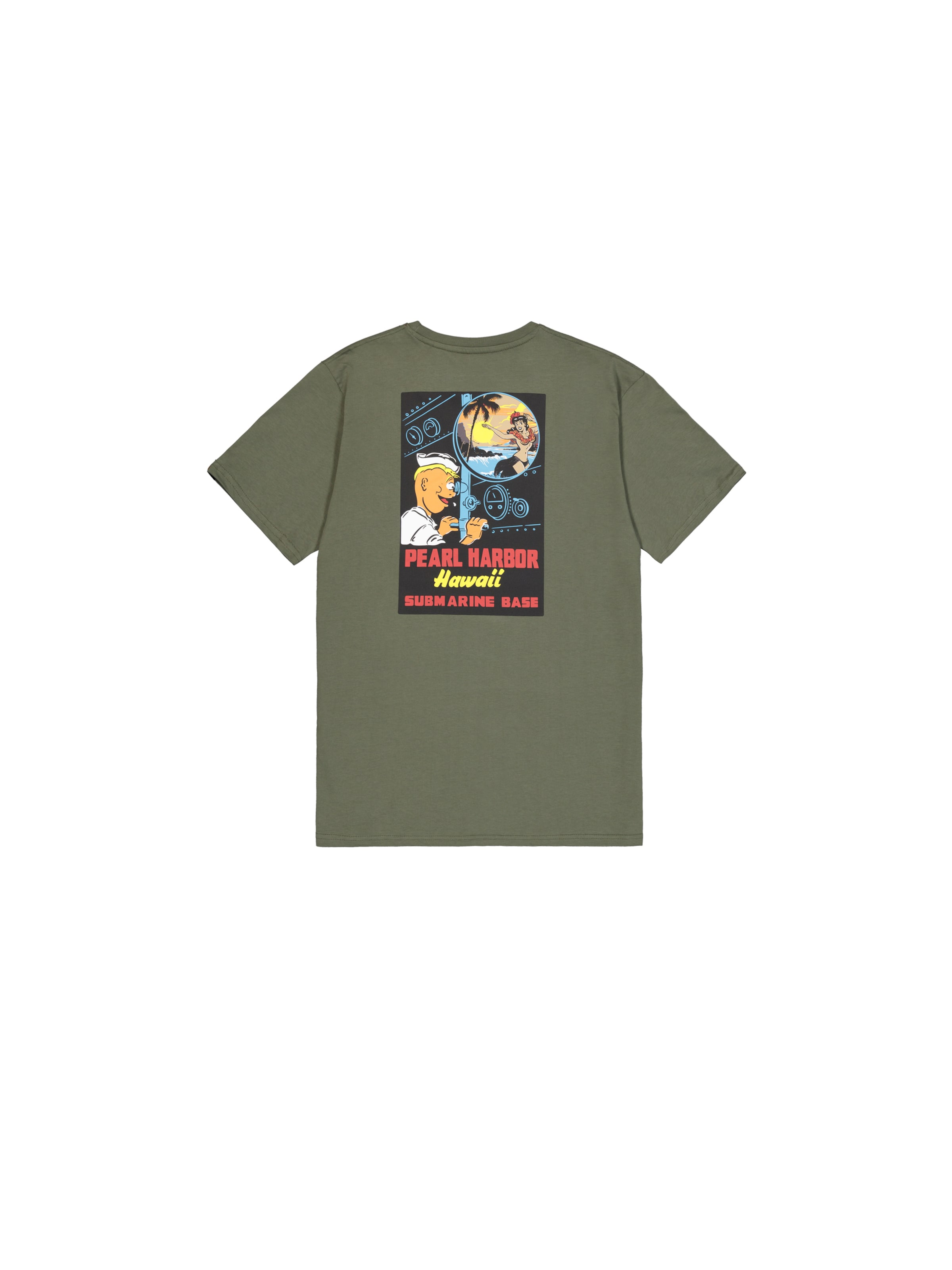 ALPHA INDUSTRIES Shirt 'Pearl Harbor' in Groen