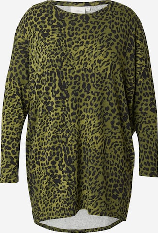 ONLY Carmakoma - Camiseta 'CARCARMA' en verde: frente