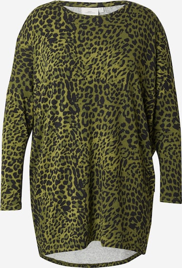 Marškinėliai 'CARCARMA' iš ONLY Carmakoma, spalva – tamsiai žalia / juoda, Prekių apžvalga