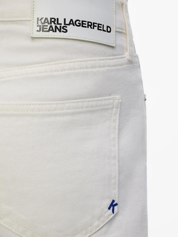 KARL LAGERFELD JEANS Normální Džíny – bílá