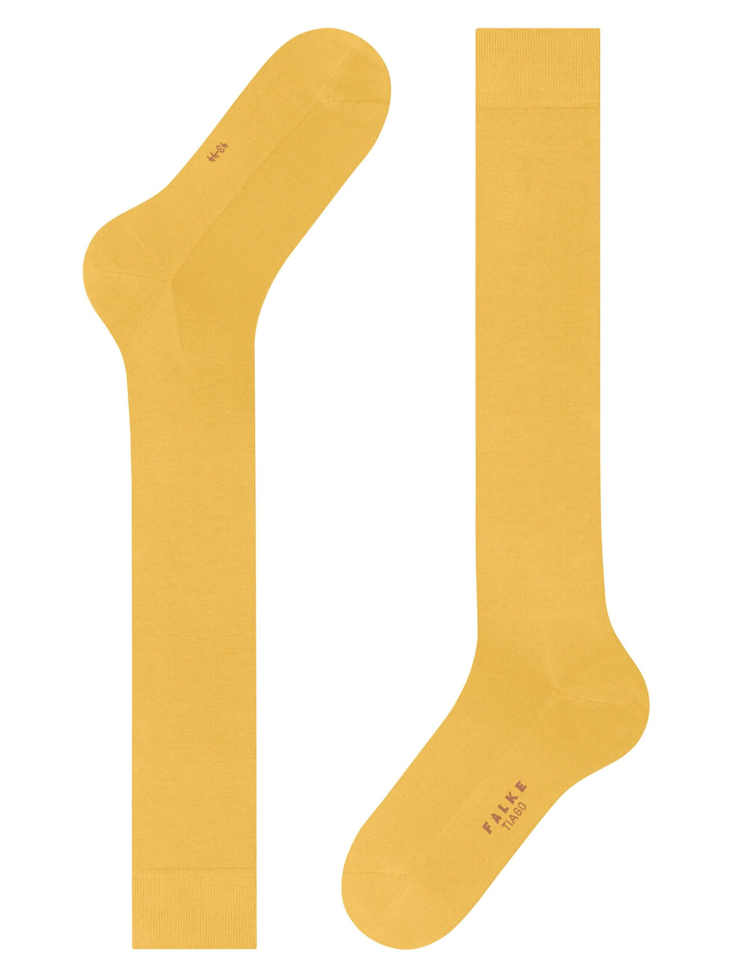 FALKE Knee High Socks 'Tiago' in Yellow