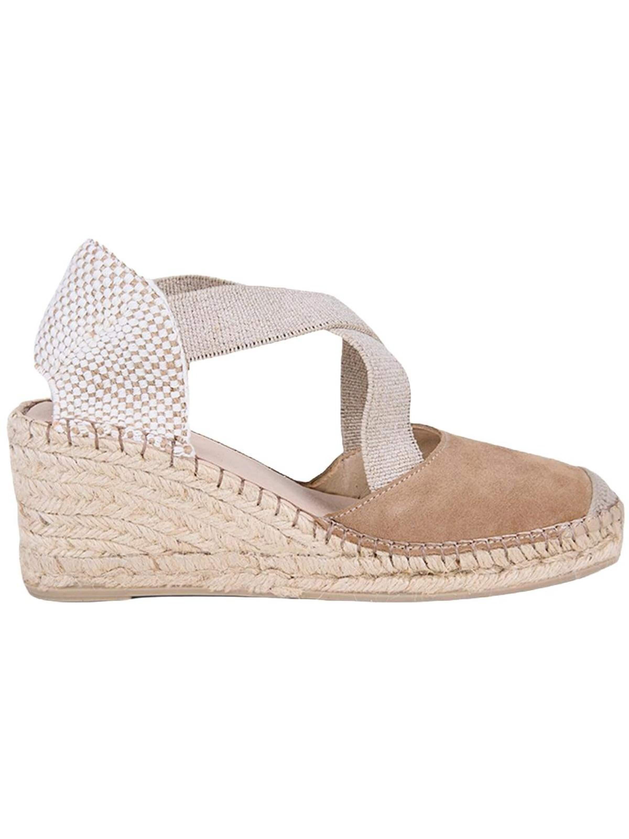 Desa Espadrilles 'Keil-Espadrilles' in Beige